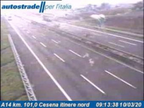 Imagen de vista previa de la cámara web Cesena - A14 - KM 101,0